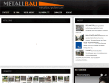 Tablet Screenshot of metallbau-polen.com